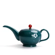 Японский стиль, керамический персональный Вишневый чайник, кунг-фу, чайный чайник, чашки, простой домашний, ручная роспись, большой чайник, один горшок
