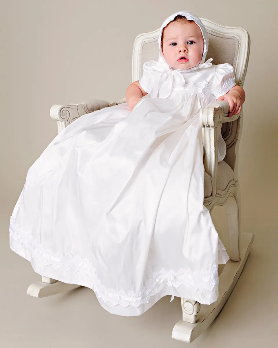 2016 Simple Puff Sleeve White/Ivory First Communion Dress Blessing Heirloom Christening Gown ... 2016 Simple Puff Sleeve White/Ivory First Communion Dress Blessing Heirloom Christening Gown ...