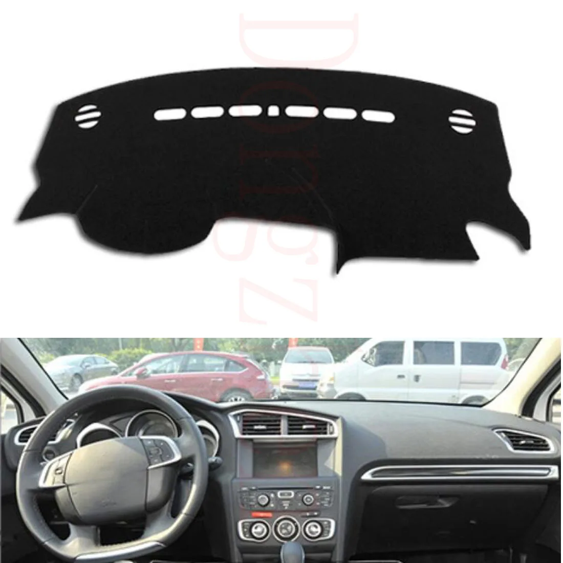 

Dongzhen Fit For Citroen C4L 2013-2015 Car Dashboard Mats Cover Avoid Light Pad Instrument Platform Dash Board Cover No taste