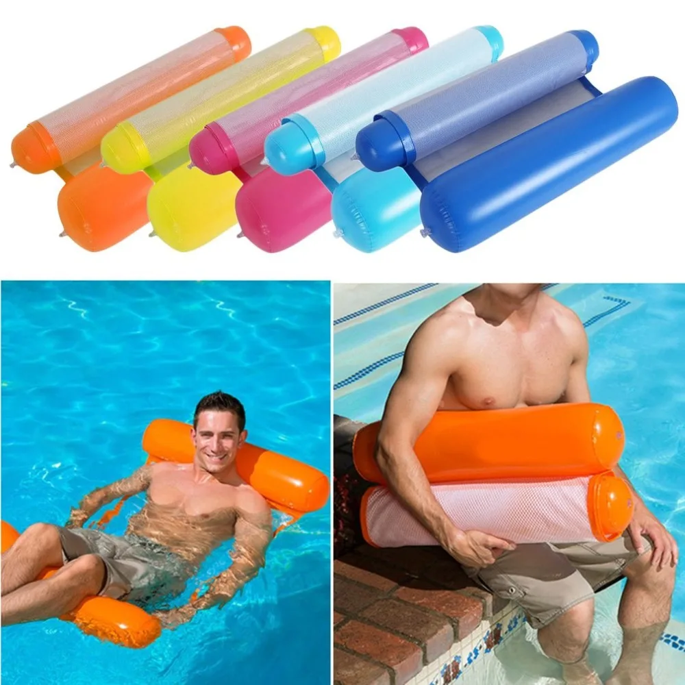 Надувной водный бассейн надувной матрас Игрушки для плавания складной дизайн двойное использование надувной стул водный матрас гамак для бассейна