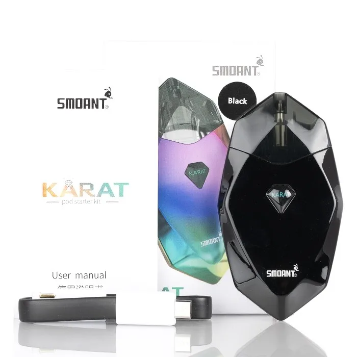 Smoant Karat комплект Pod Vape система стартовый с аккумулятором 370 мАч 2 мл картридж