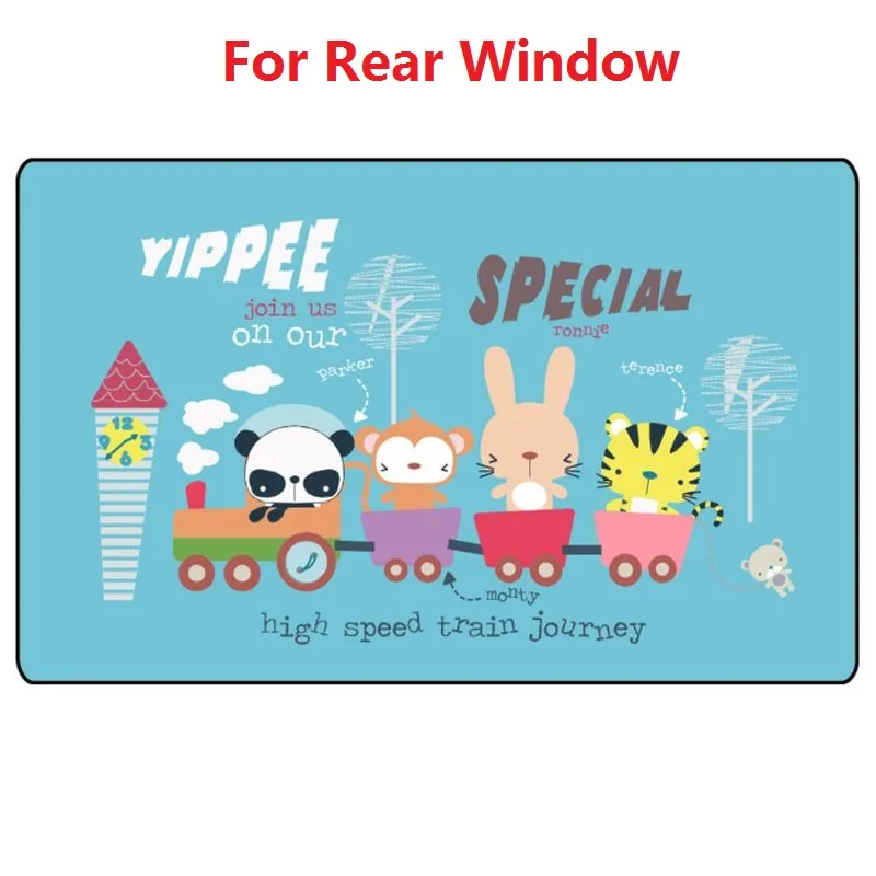 

Magnetic Car Side Window Sunshade Cute Cartoon Car Window Curtain Sunscreen Insulation Auto Sun Shade Parasol Curtains 50 x 78cm