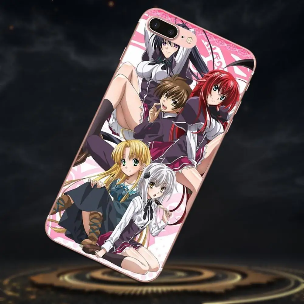 Школьная Dxd логотип для Sony Xperia Z Z1 Z2 Z3 Z4 Z5 compact Mini M2 M4 M5 T3 E3 E5 XA XA1 XZ Премиум ТПУ