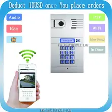 DIY Wireless Wifi IP Video font b Door b font Phone Wireless IP Intercom System Home