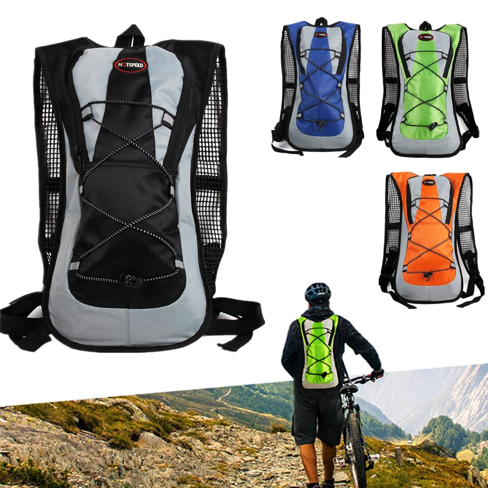 Flash Deal 5L Waterproof Breathable Cycling Backpack Bicycle Bag no Water Bag Backpack Ultralight Portable Bike Bag Cycling Backpack 5