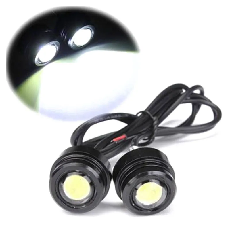 

TOYL 2pcs Motorcycle Motorbike Quad LED Fog Lights DRL Daytime Running Projector