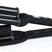 ЖК-дисплей Керлинг палочка нано керамика щипцы для завивки волос бигуди Отрицательные ионы 3 баррель бигуди средство для укладки волос