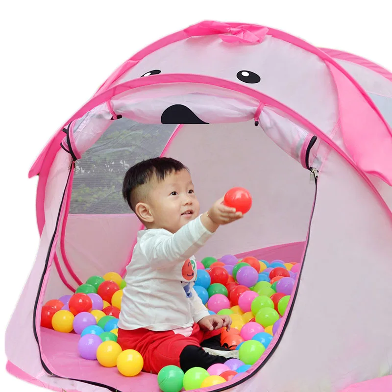 Игрушка палатки играть в игры дом пул боксе складной Портативный Indoor/открытый мультфильм тигр животных палатка игрушки для детей детские