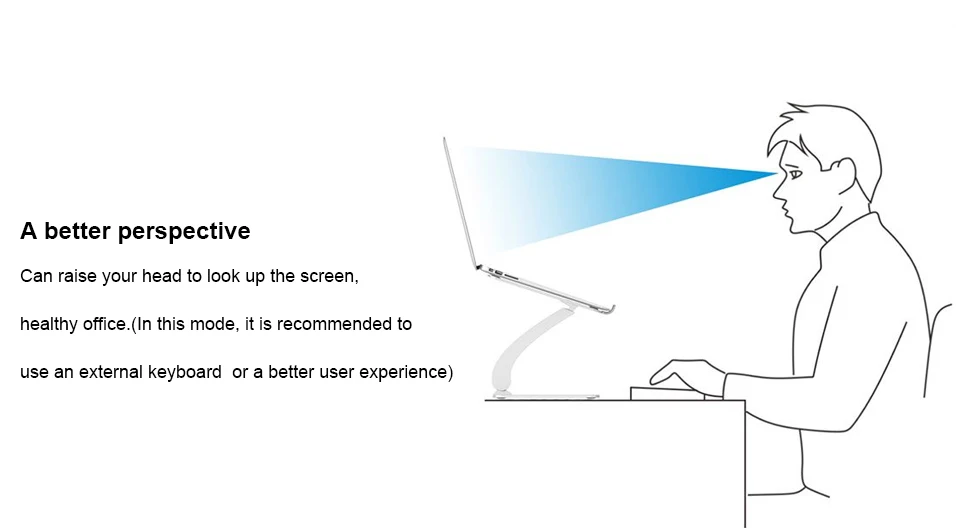 LariCare алюминиевый сплав Регулируемая по высоте подставка для ноутбука, подставка для планшета для IPad Surface Pro. Поддержка всех ноутбуков и планшетов