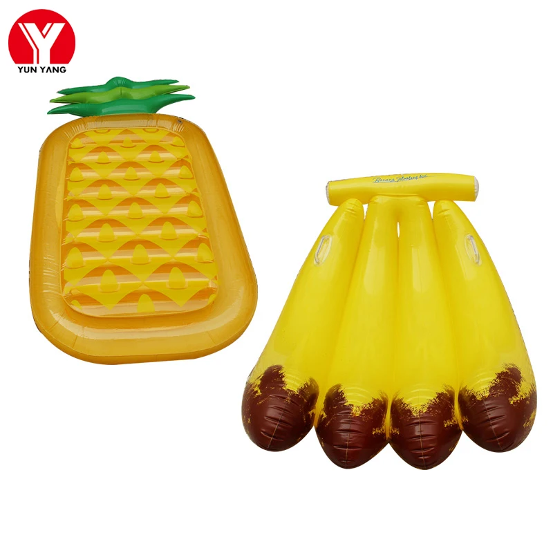

New design pineapple air mattress, inflatable pineapple pool float for water games