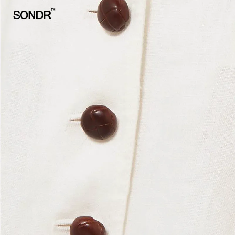 SONDR 2019 summer simple casual solid color women's broad-leg casual pants loose sexy deep V neck neck jumpsuit women SONDR 2019 summer simple casual solid color women's broad-leg casual pants loose sexy deep V neck neck jumpsuit women