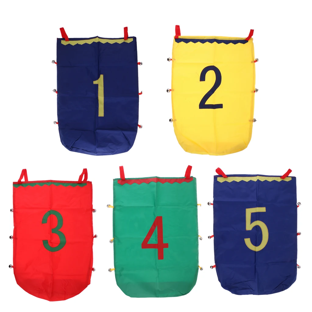 5PCS Set Kids Children Family Racing Games Jumping Sack Toy Fun Sports Garden Outdoor School Activity Balance Training