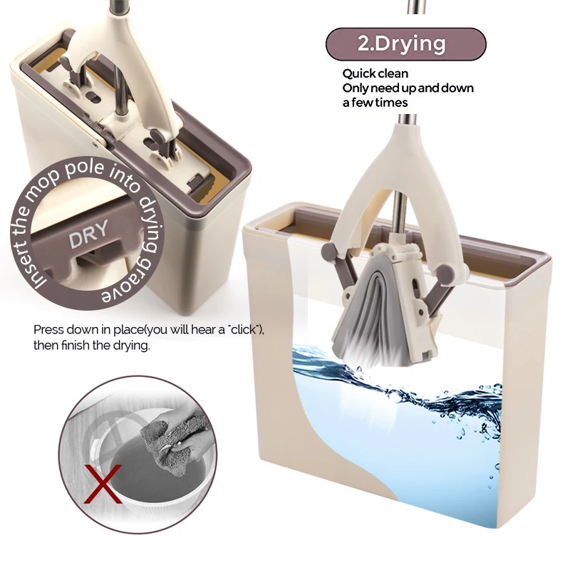 Продажа Губчатая швабра и ведро для швабры со Сменная Губка с головками губчатая Швабра ПВА супер абсорбент легкая чистка для деревянного пола