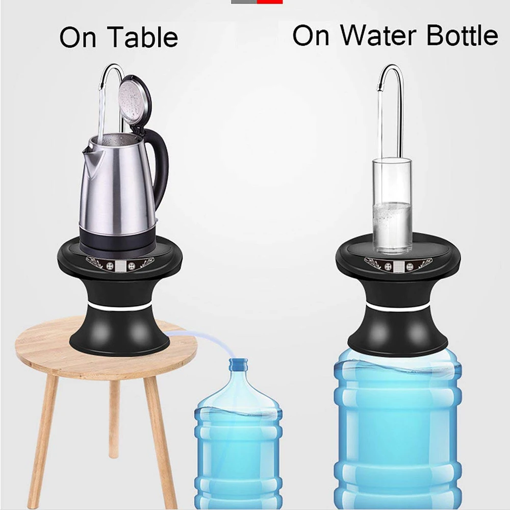 Natural Cold Water Dispensador De Agua Bottle Pumping Universal Desktop USB Rechargeable Water Dispenser Electric Water Pump