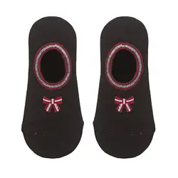 Новый дизайн многоцветный для женщин Женская мода Ins стиль Бобби носки для девочек лук печати короткие носки до щиколотки подарок на Новый