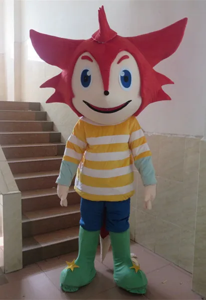 

cosplay costume for adult size Red Fox Mascot Costume for Halloween party