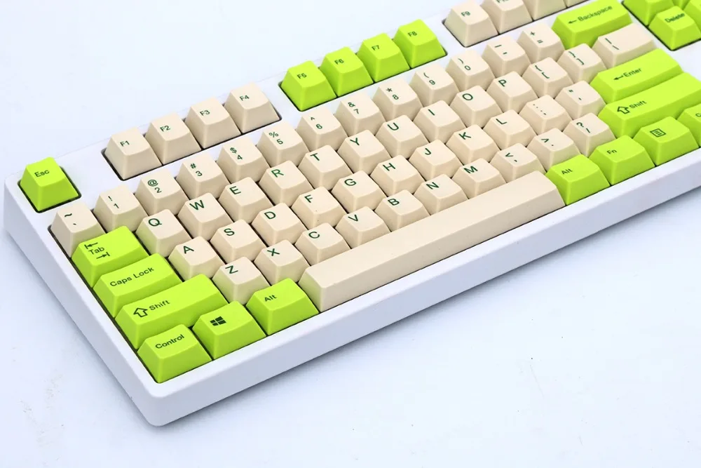 Шампанского keycap 108/137 клавиш PBT Вишневый профиль краситель-сублимированный MX Переключатель для механической клавиатуры keycap только keycap