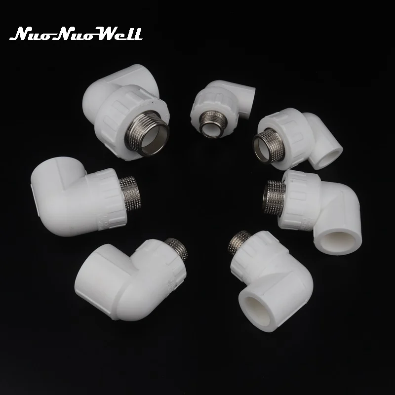 

1pc PPR Male 1/2" 3/4" 1" Thread to 20mm 25mm 32mm Elbow Connector PPR Pipe Plumbing Fittings PPR Water Pipe Adapter
