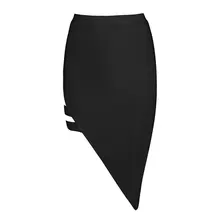 ; Новое поступление; женские асимметричные вечерние юбки до колена; повязная юбка