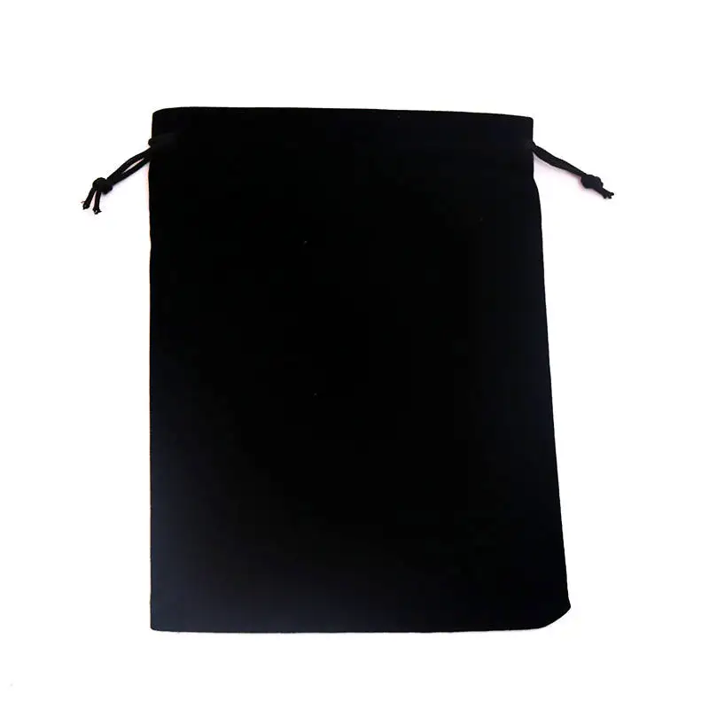 2pcs/lot 15x20cm Dark Red Velvet Bag Big Jewelry Bag Bracelet Candy Jewelry Packaging Bags Wedding Drawstring Pouch Gift Bag 
