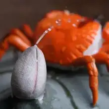 Ручной работы Краб Дизайн boccaro чай любимая игрушка играть распыления воды Краб чайной церемонии украшения лотоса краб