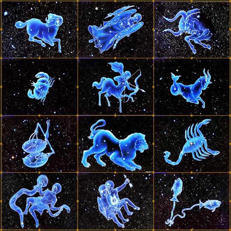 

Diy 5D Diamond Painting Resin Full Square Diamond Embroidery constellation Home Decor Best Gift wedding Mosaic Needlework