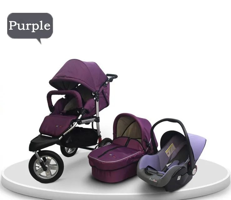 Baby Pram Newborn Buggy Car Seat Pushchair Travel System Carrycot Birth 3in1 NEW 