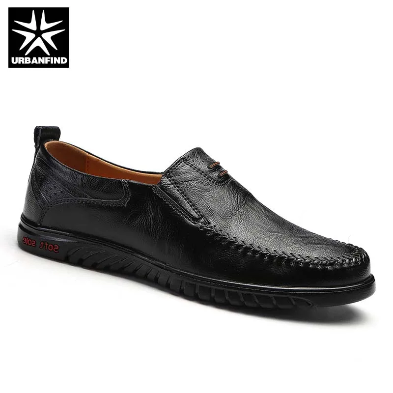 

2019 New Men Loafers Leisure Men Leather Casual Shoes Slip-on Fashion Soft Comfortable Men Shoes Moccasins Big Size 38-47