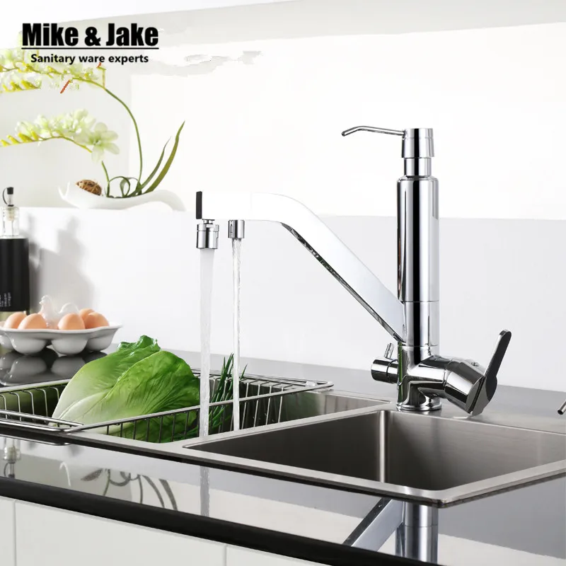 3 function kitchen faucet with water filter Torneira Cozinha Faucets 3 In1 Kitchen Faucet with