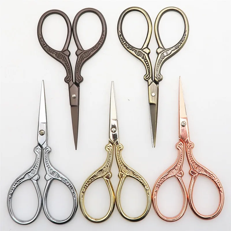 

1pcs Embroidery Shears Sewing Scissors for Needlework Fabric Cutting Stainless Steel Dressmaker Shears Scissors Sewing Tools