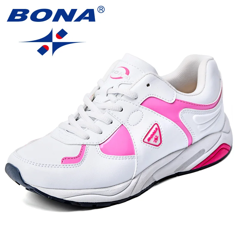 Koop BONA Nieuwe Populaire Stijl Vrouwen Loopschoenen Synthetische Lace Up Vrouwelijke Sportschoenen Outdoor Lady Jogging Schoenen Snelle Gratis Verzending