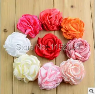 free-shipping-60pcs-lot-2-burned-satin-flowerskids-handmade-singed-flowers-for-girls-wedding-dress-hair-accessories