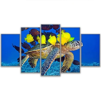 

5 piece Sea Turtle Fish art 5D Diy Diamond painting cross stitch Square diamond embroidery pattern Wedding Decoration ZP-1517