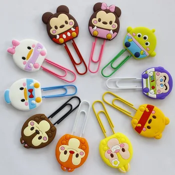 

10Pcs/lot Cute Cartoon Animal Paper Clip Bookmark Promotional Gift Stationery School Office Supply Home Decoration Clips