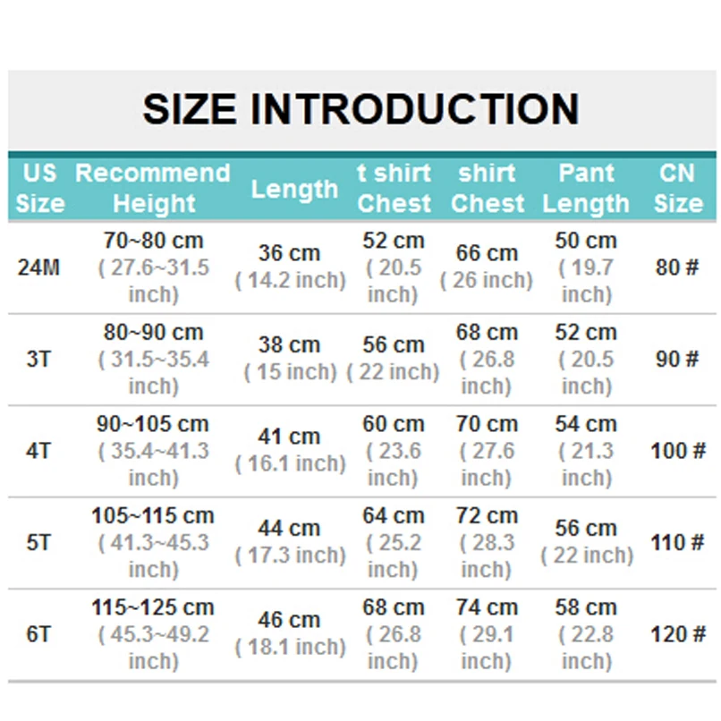 Baby clothes deals european size conversion