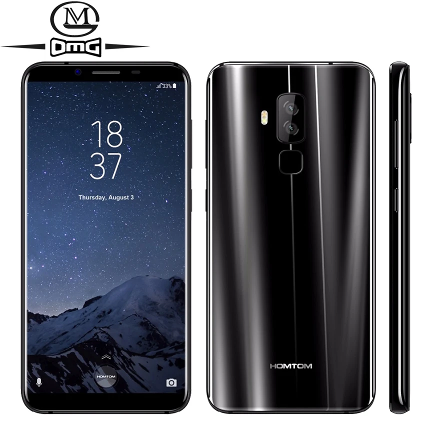 

HOMTOM S8 5.7" HD 18:9 Aspect Ratio 4GB RAM 64GB ROM MTK6750 Octa core Smartphone 16MP+5MP Dual Back Camera 3400mAh Mobile Phone