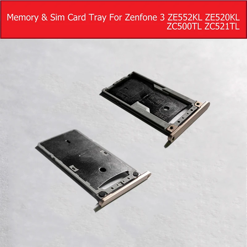 Разъем для sim карты Asus Zenfone 3s MAX X00GD ZC521TL памяти Адаптер Для 4 ZC500TL держатель Sim