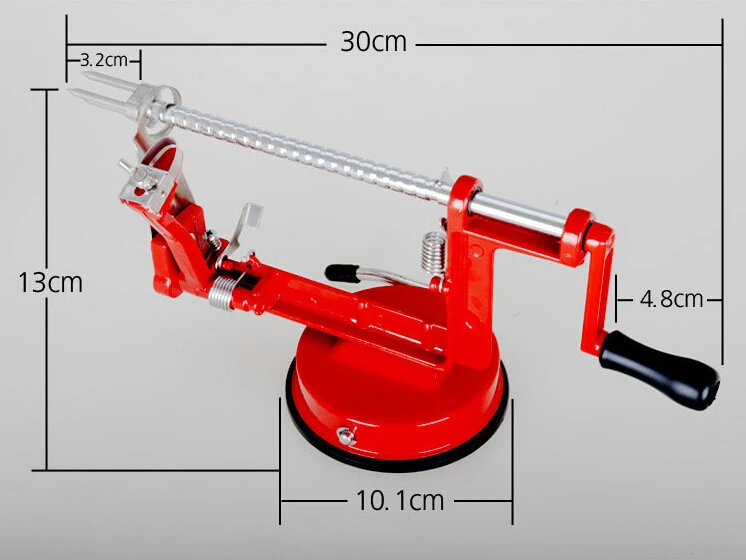 1 шт. 3 в 1 Яблоко Овощечистка машина для очистки и нарезки фруктов/Нержавеющая сталь Яблоко фрукты машина очищенный Инструмент Творческий дом кухня