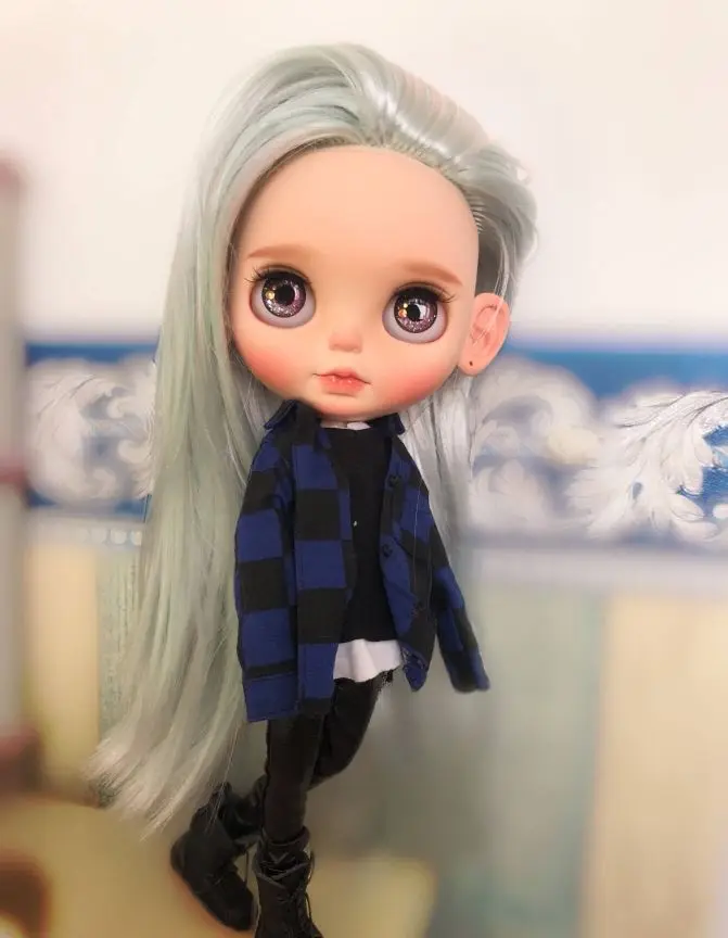 

customization doll joint body Nude blyth doll For Girls cute doll not include clothes 01088