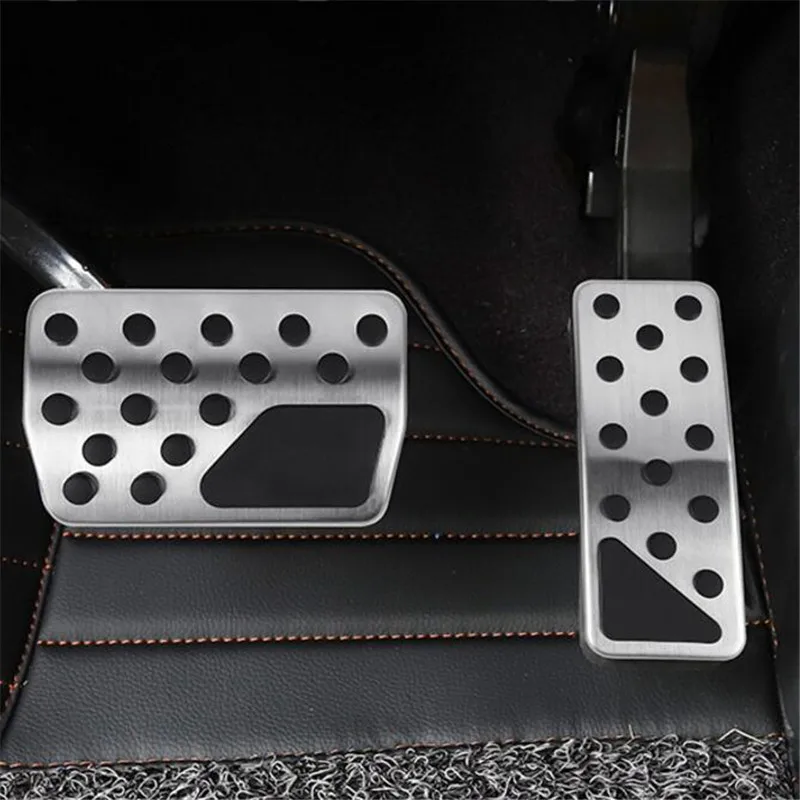 WANWU AT Non Slip Gas Fuel Brake Pedal Pad Foot pedal Accelerate pedal For Jeep COMPASS PATRIOT 2008 2016