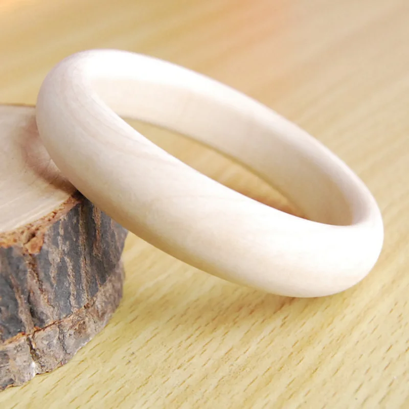 1 шт. наручный браслет из необработанного дерева ширина 2 см 6 60 см|unfinished wooden bangles