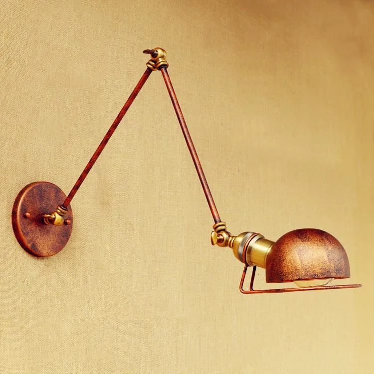 

Retro Loft Industrial Vintage Wall Lamp With Swing Long Arm Light LED Stair Wall Lights Fixtures Wall Sconce Appliques Murales