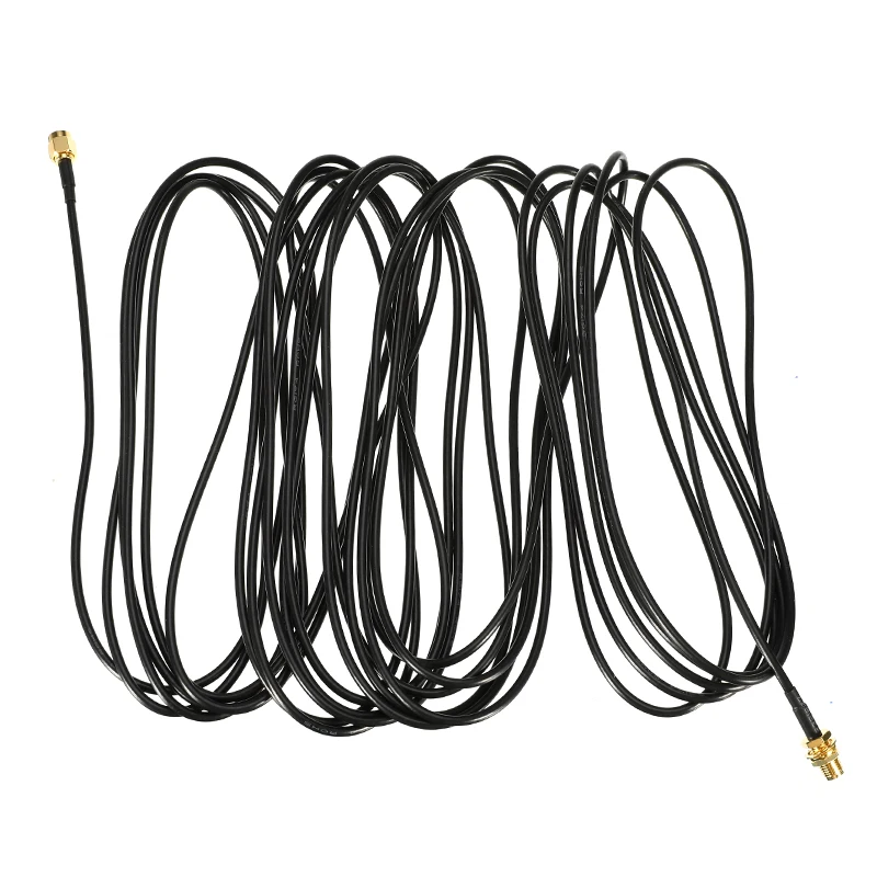 Universal 9m Standard RP-SMA Male to Female MF Jack Wifi Antenna Extension Cable Lead Wire Gold Plated High Quality Pro Supplies