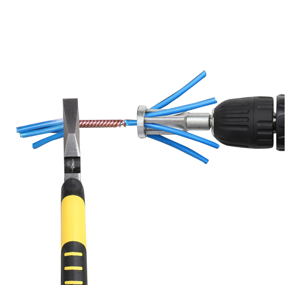 Автоматическая витая линия устройства электрика разъем для домашнего зачистки для скручивания проводов инструмент Быстрый ручной металлический портативный кабель пилинг