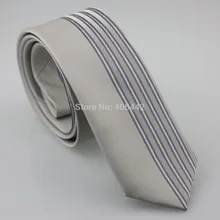 Yibei Coachella галстук микрофибры Галстуки половина серого чугуна в Вертикальную Полоску желтый маленький горошек Gravatas masculinas Седа серый галстук-бабочку