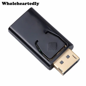 

Gold-plated Display Port DP Male to HDMI Female Adapter Cable Converter Video Audio Connector for HDTV PC Wholesale High Quality