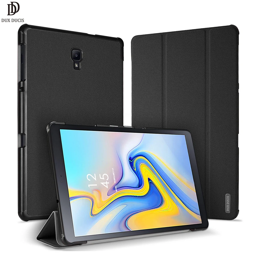 

DUX DUCIS PU Leather Case for Samsung Galaxy TAB A2 10.5 Folio Smart Cover for Samsung TAB A2 10.5 inch / A 2018 10.5 T590 T595