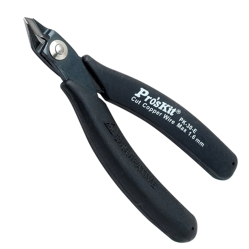 1PK-30-E Pro'sKit Antistatic Durable Oblique Cutting Pliers Cable Wire Side Cutter Cutting Nippers Copper Wire Cutters 125mm