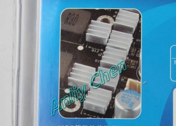 200 шт./партия Алюминий радиатор для МОП микросхемы Чипсет DDR VGA Оперативная Память память 6.35 мм* 6.3 мм* 3.5 мм чип радиатор