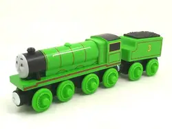 Генрих деревянный локомотив поезд совместим с Brio деревянный железная дорога модель автомобиля для детей подарок для детей